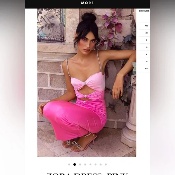hot pink and zebra dresses Rori Rose Dress